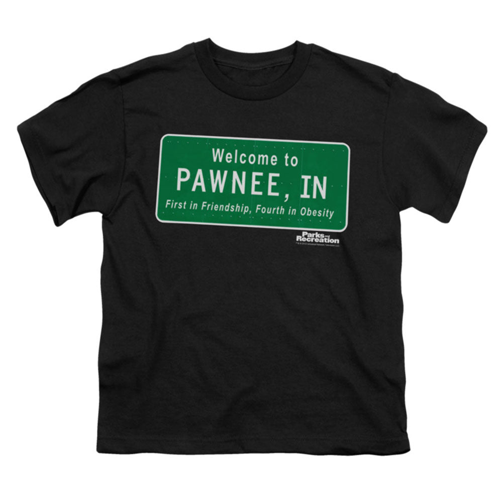Parks And Recreation Pawnee Sign T-shirt