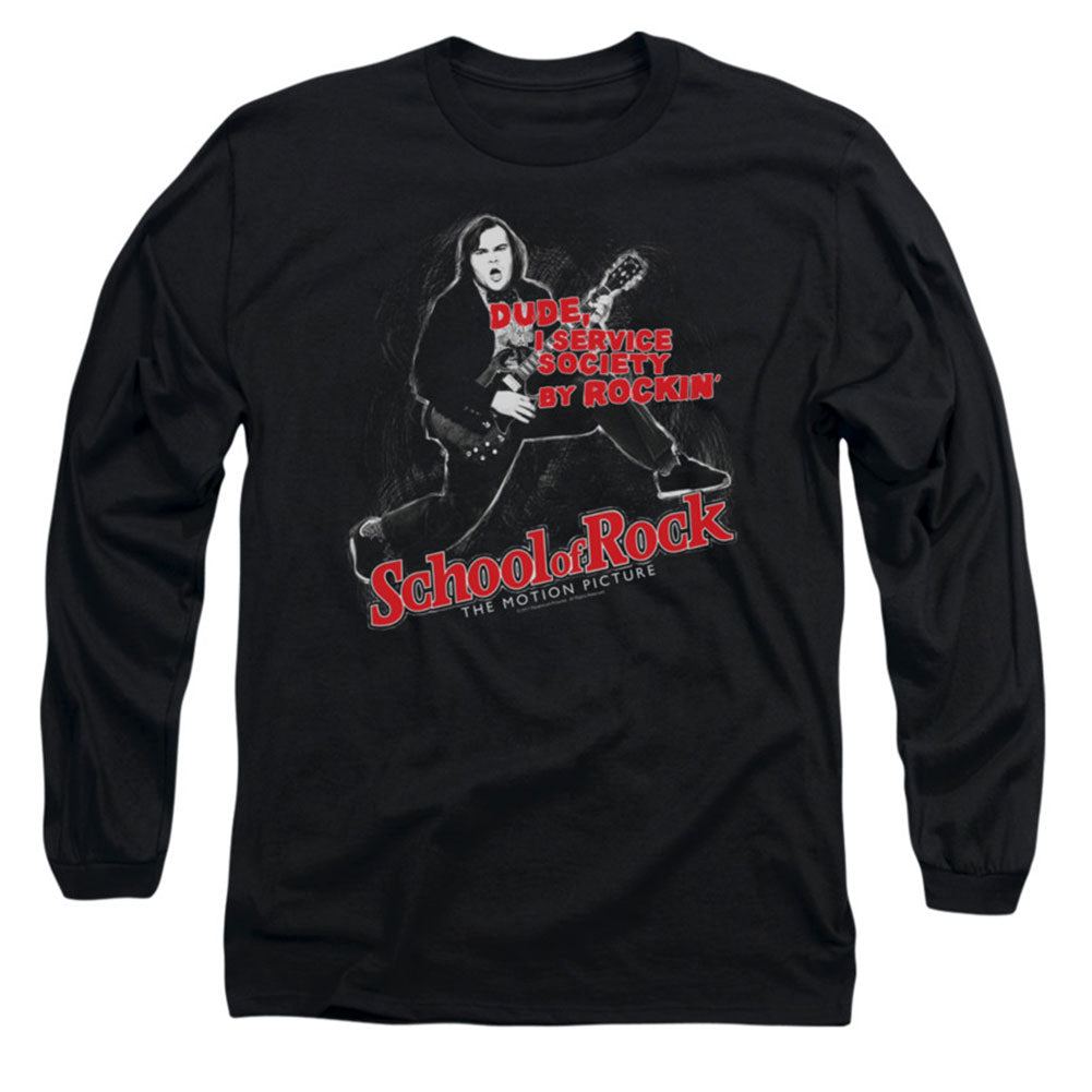 School Of Rock Rockin Long Sleeve Front
