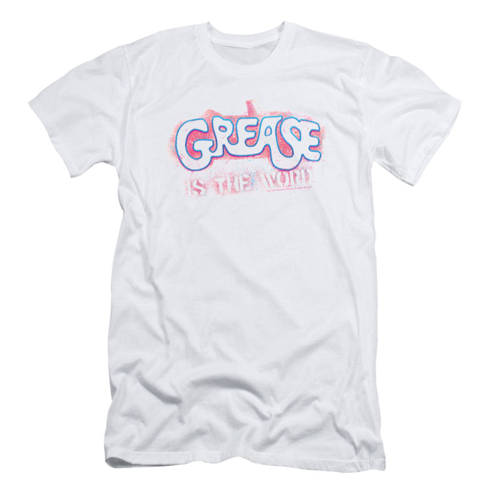 Grease Is The Word Slim Fit T-shirt Front