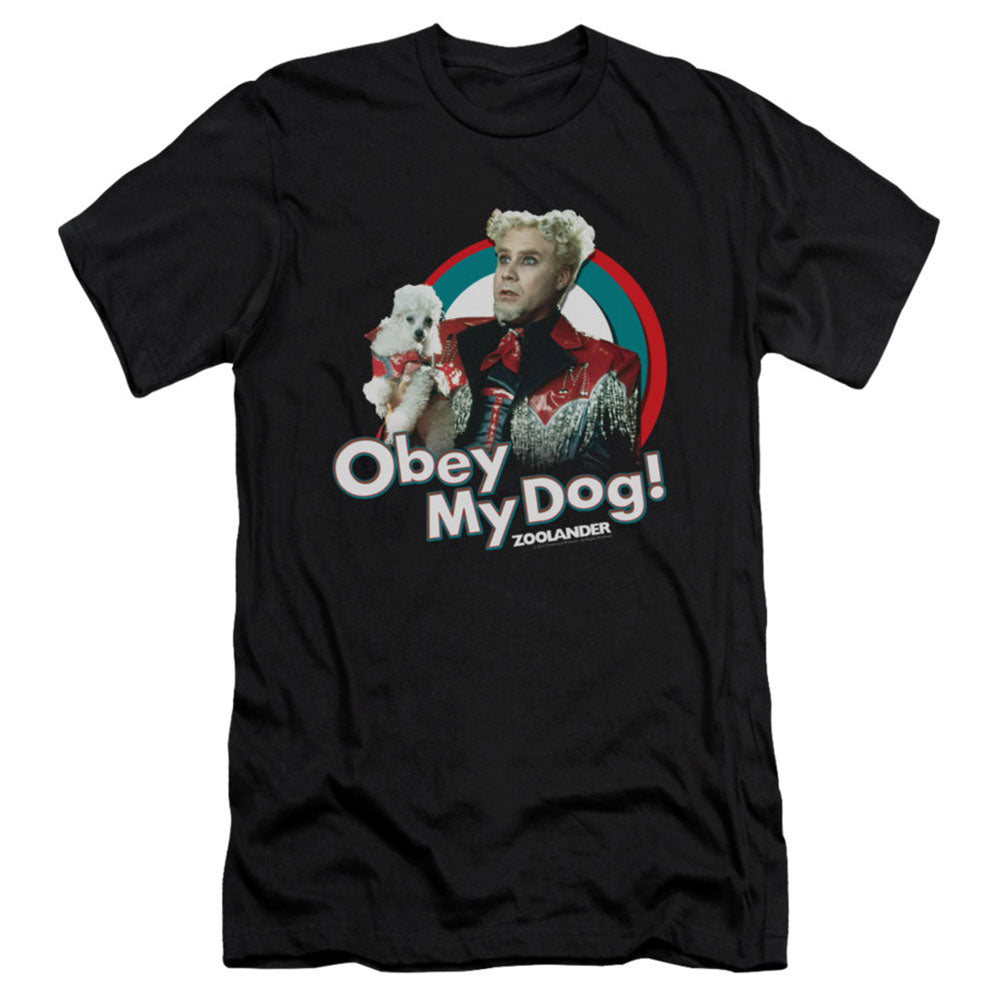 Zoolander Obey My Dog Slim Fit T-shirt Front