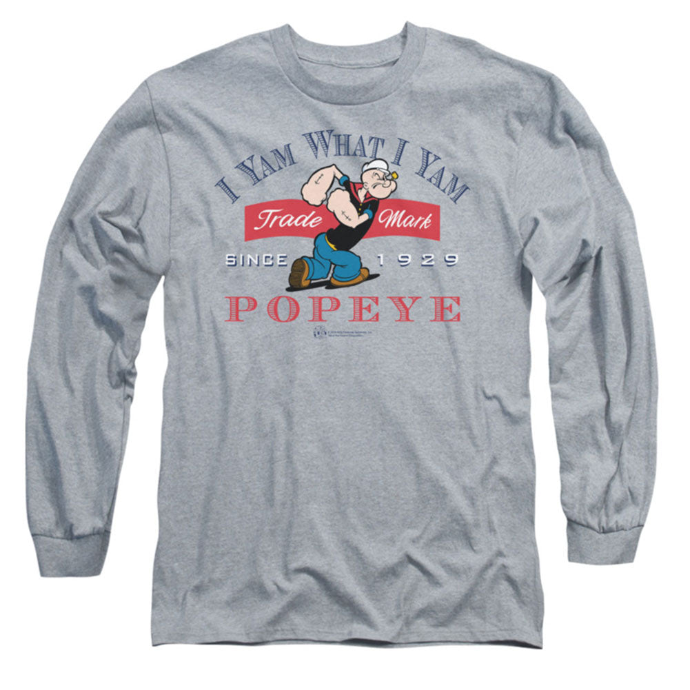 Popeye I Yam What I Yam Long Sleeve Front