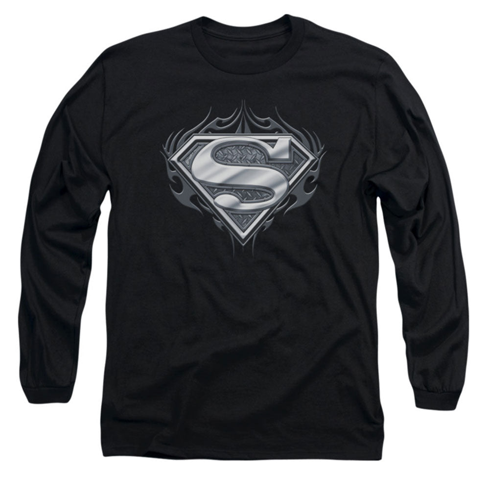 Superman Biker Metal Long Sleeve Front