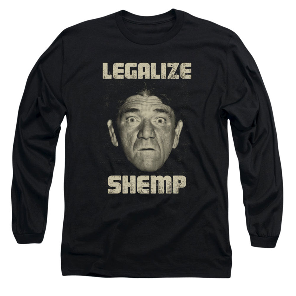 Three Stooges Legalize Shemp Long Sleeve Front