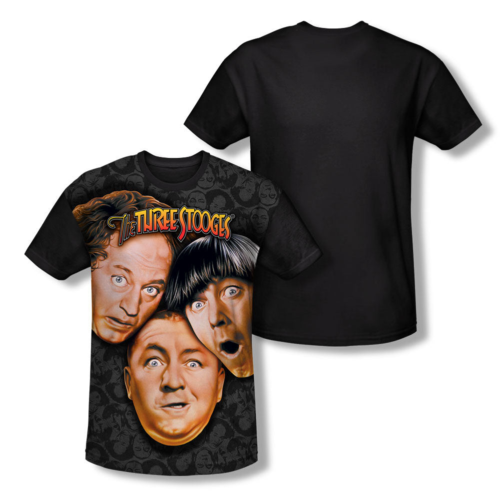 Three Stooges Stooges All Over Sublimation T-shirt