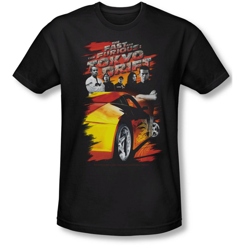 Fast And The Furious Drifting Crew Slim Fit T-shirt Front