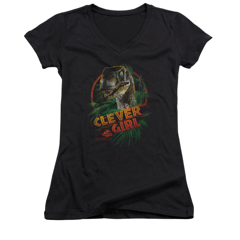 Jurassic Park Clever Girl Cap Sleeve Junior Top
