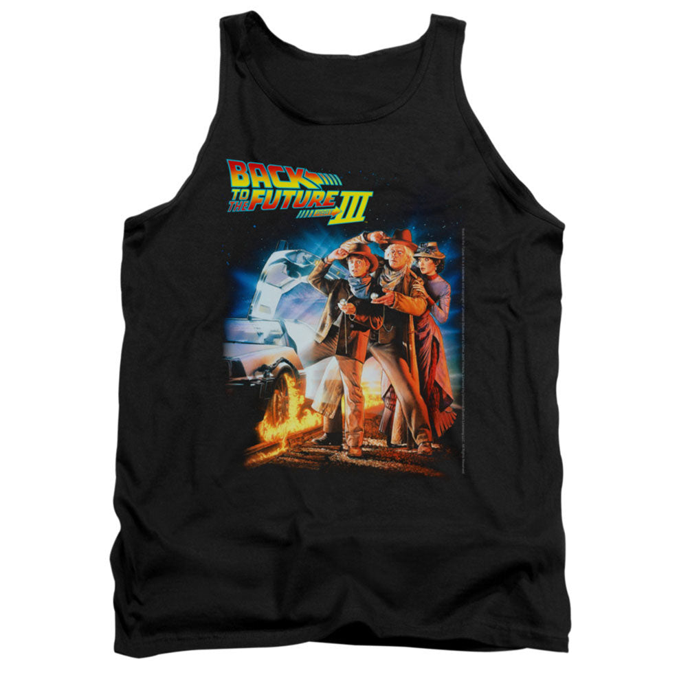 Back To The Future Poster Mens Tank