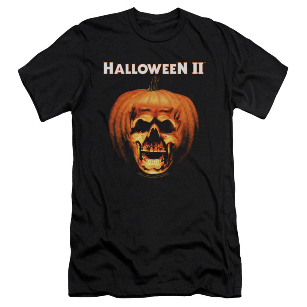 Halloween Pumpkin Shell Slim Fit T-shirt Front