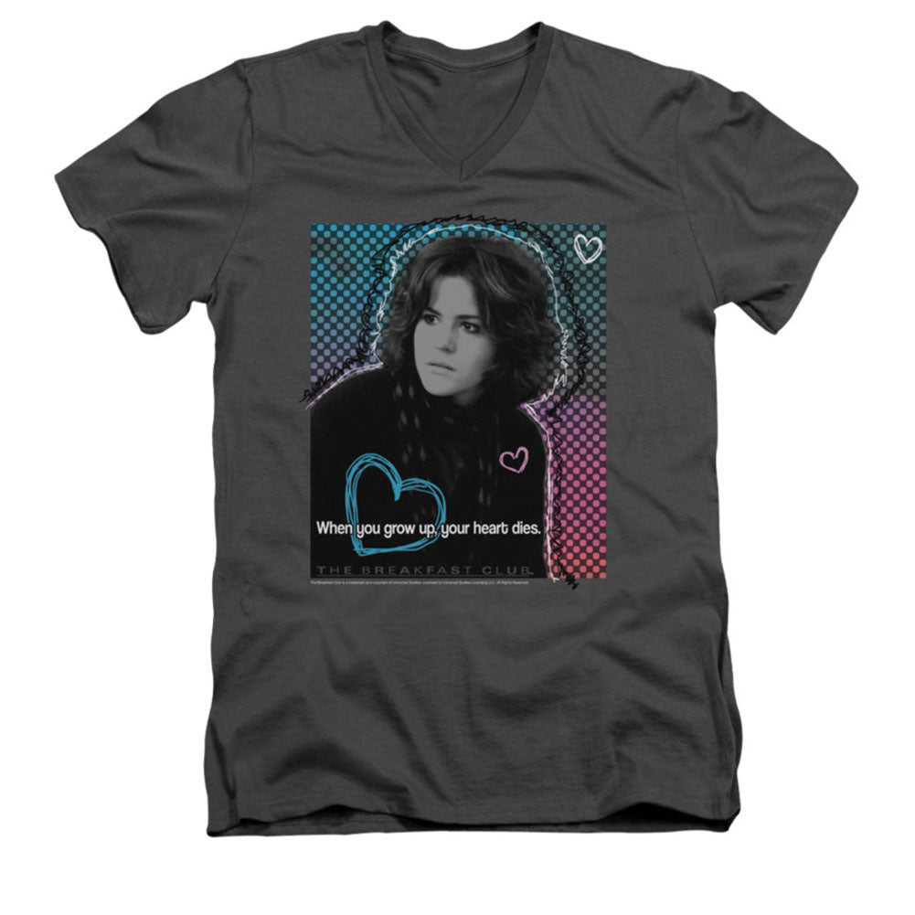 Breakfast Club Heart Dies Slim Fit T-shirt Front