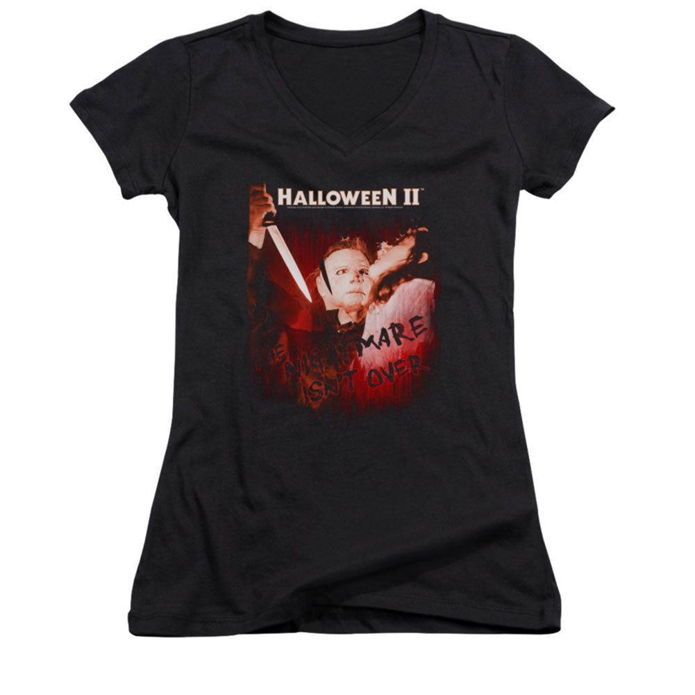 Halloween Nightmare Cap Sleeve Junior Top Front
