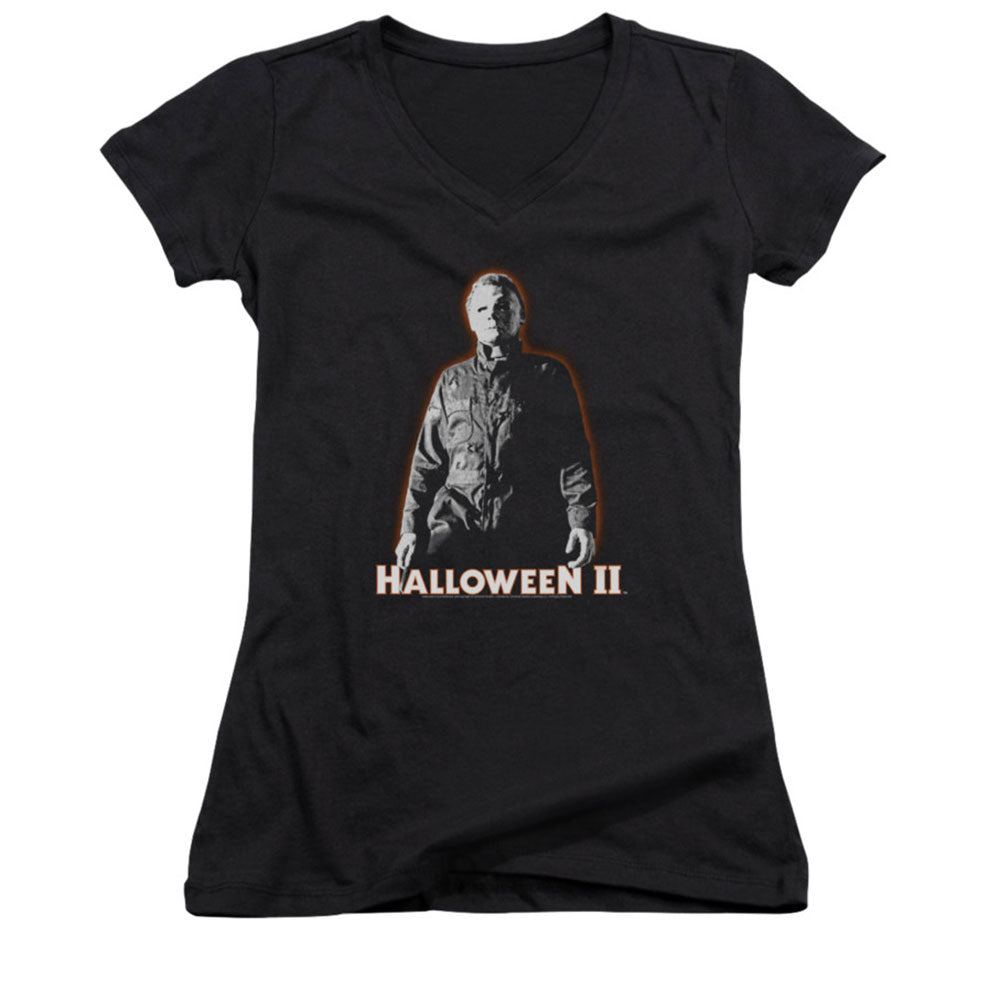 Halloween Michael Myers Cap Sleeve Junior Top Front