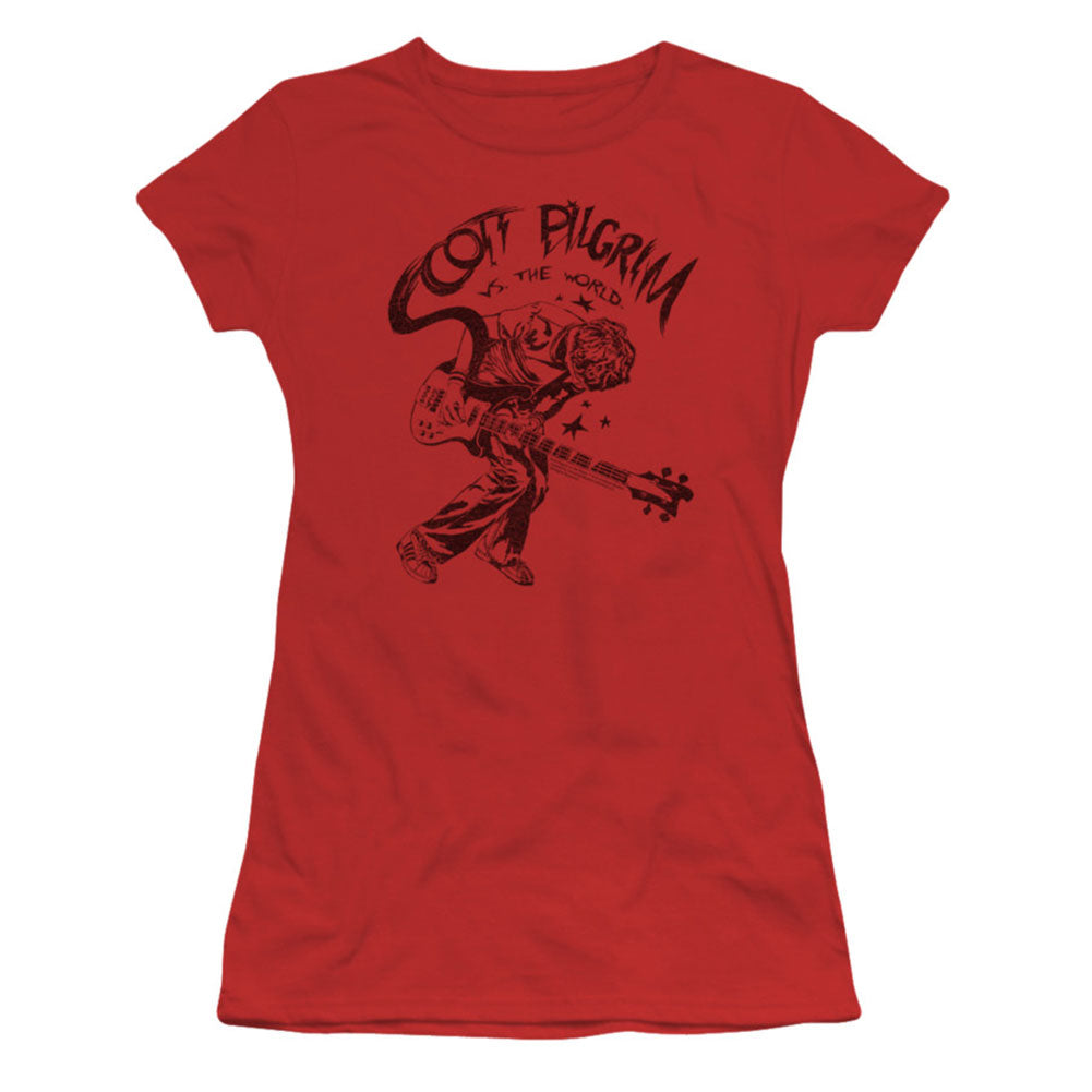 Scott Pilgrim Rockin Cap Sleeve Junior Top