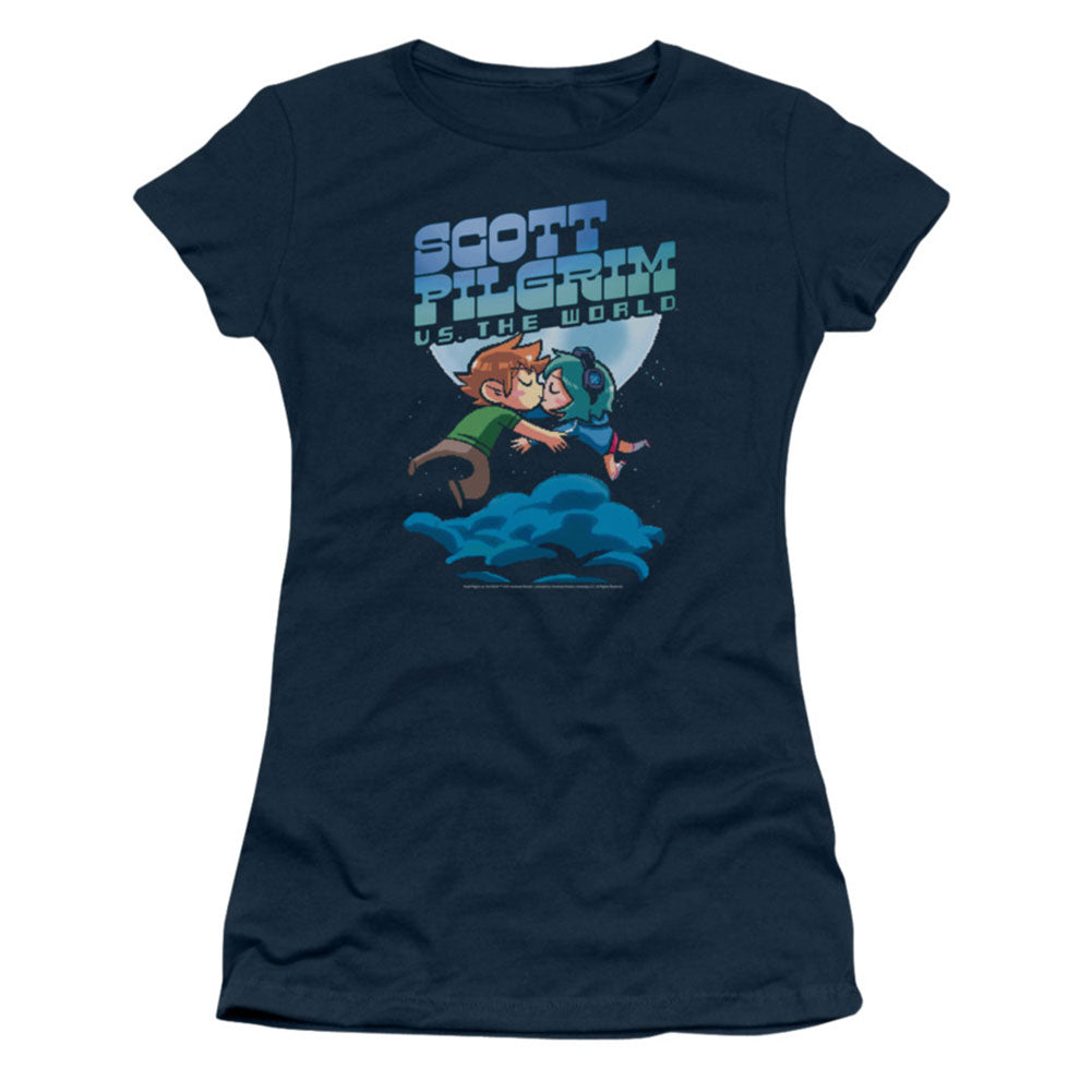 Scott Pilgrim Lovers Cap Sleeve Junior Top Front
