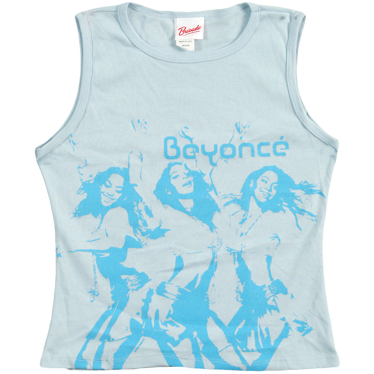 Beyonce Dance Sleeveless Junior Top Front