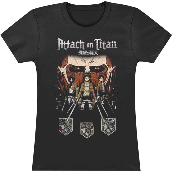 Attack On Titan Titan In Shadows Junior Top Front