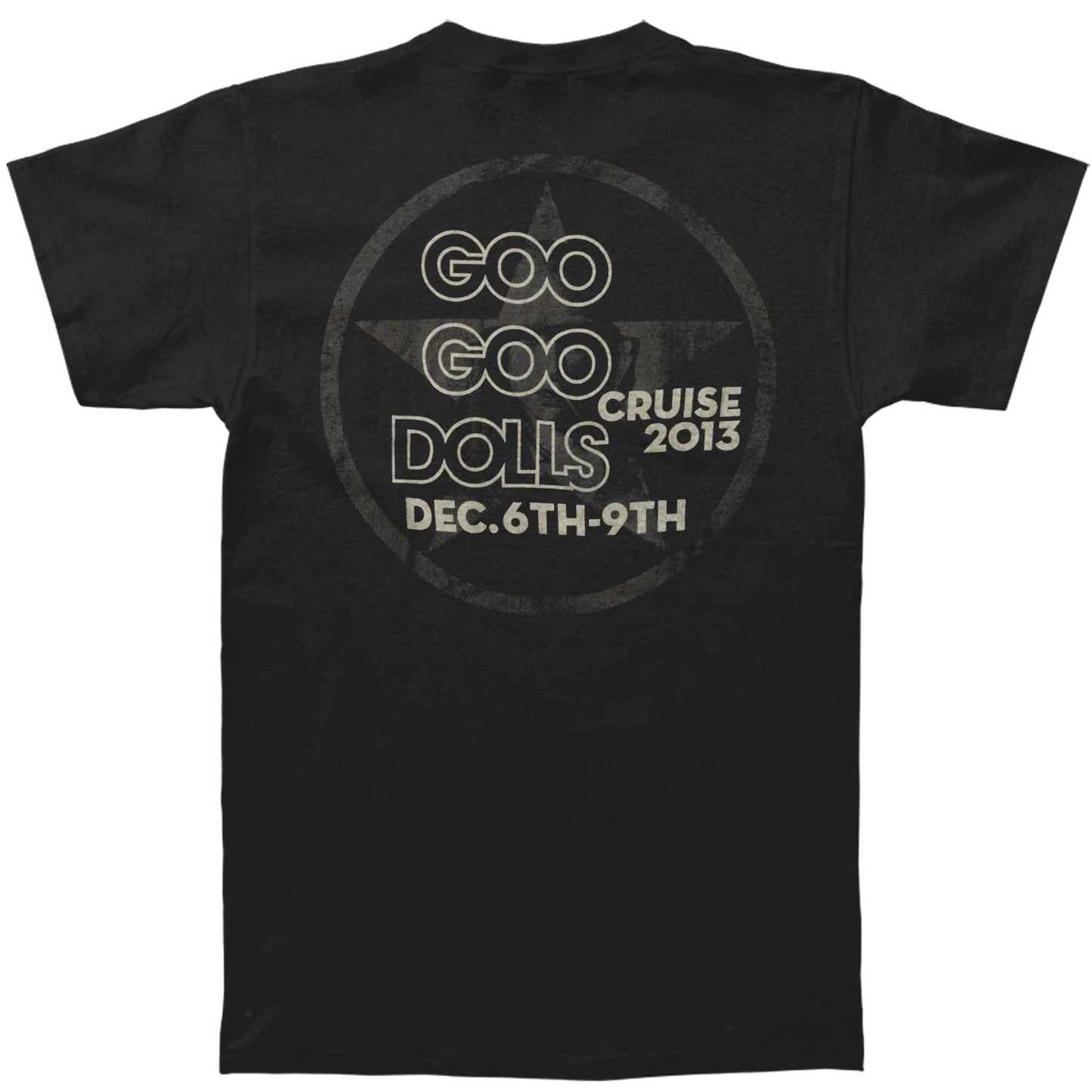 Goo Goo Dolls Propaganda Cruise 2013 Tour Slim Fit T-shirt Back
