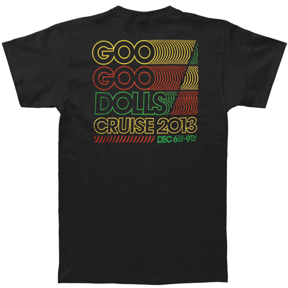 Goo Goo Dolls Repeater Cruise 2013 Tour Slim Fit T-shirt Back