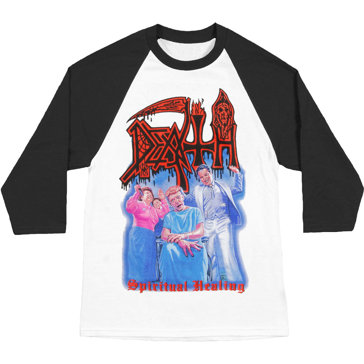 Death Spiritual Healing Baseball Jersey Front