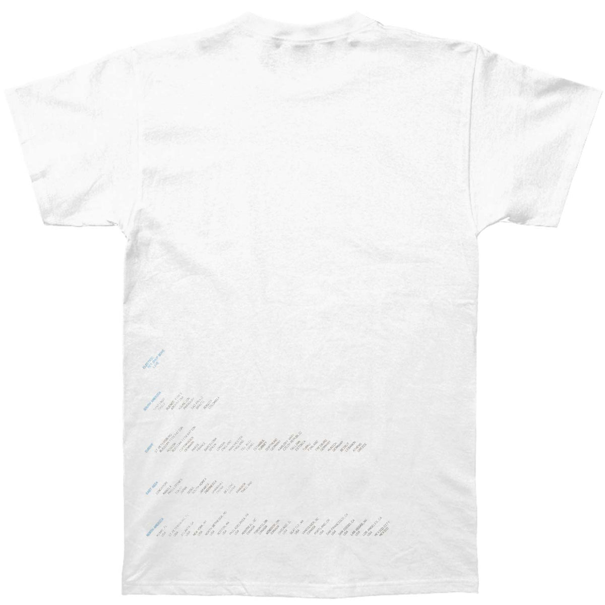 Pet Shop Boys Electric Portrait 2013 Tour Slim Fit T-shirt Back