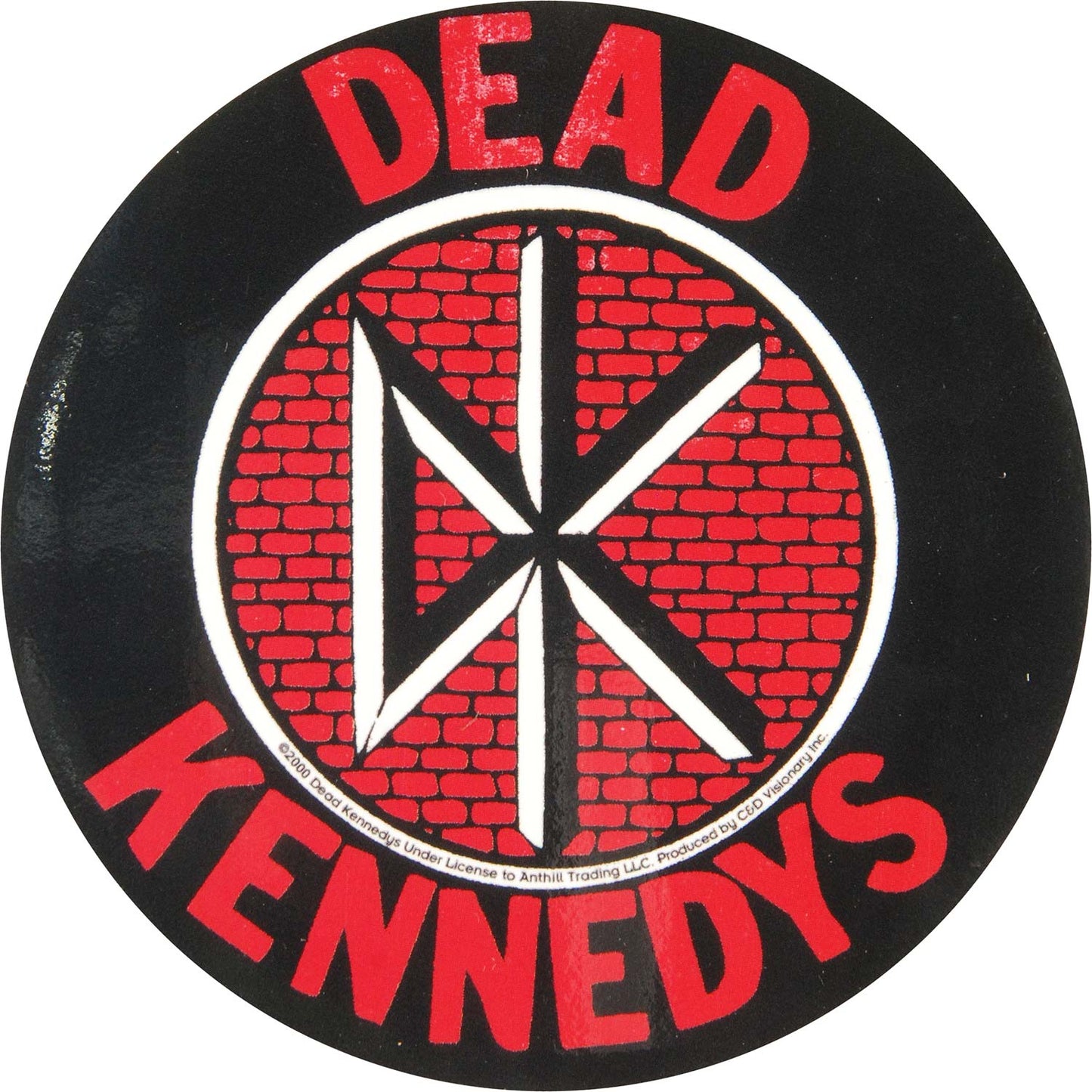 Dead Kennedys Bricks Round Sticker Front