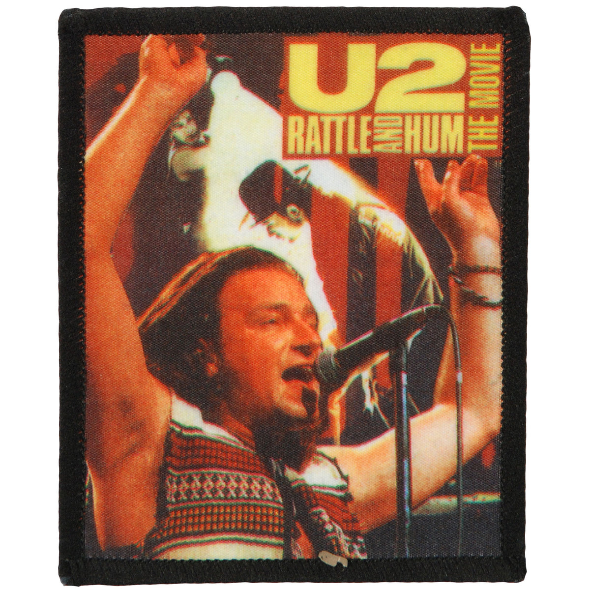 U2 Rattle And Hum The Movie Screen Printed Patch Front