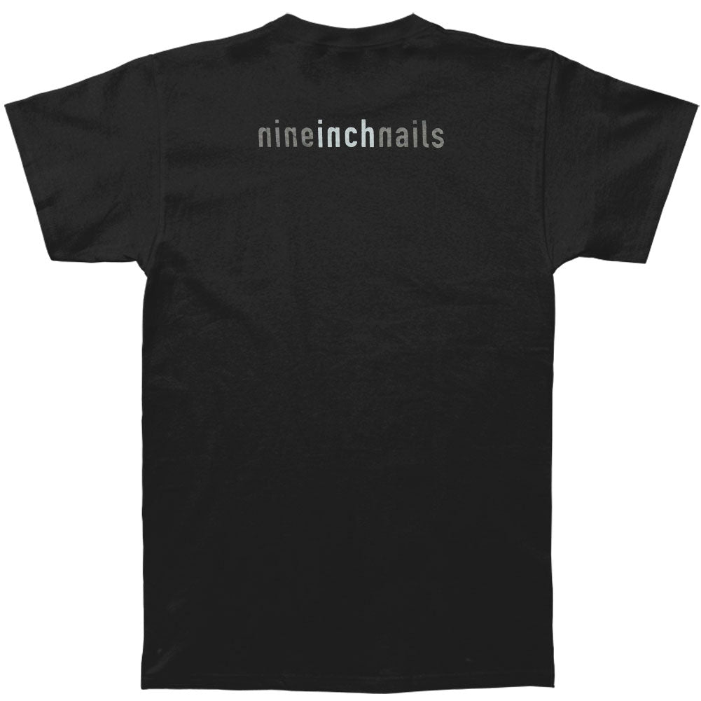 Nine Inch Nails Grey & White Logo Slim Fit T-shirt Back