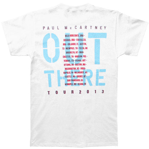 Paul Mccartney Out There 2013 Tour Slim Fit T-shirt