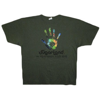 Sugarland Handprint 2012 Tour T-shirt