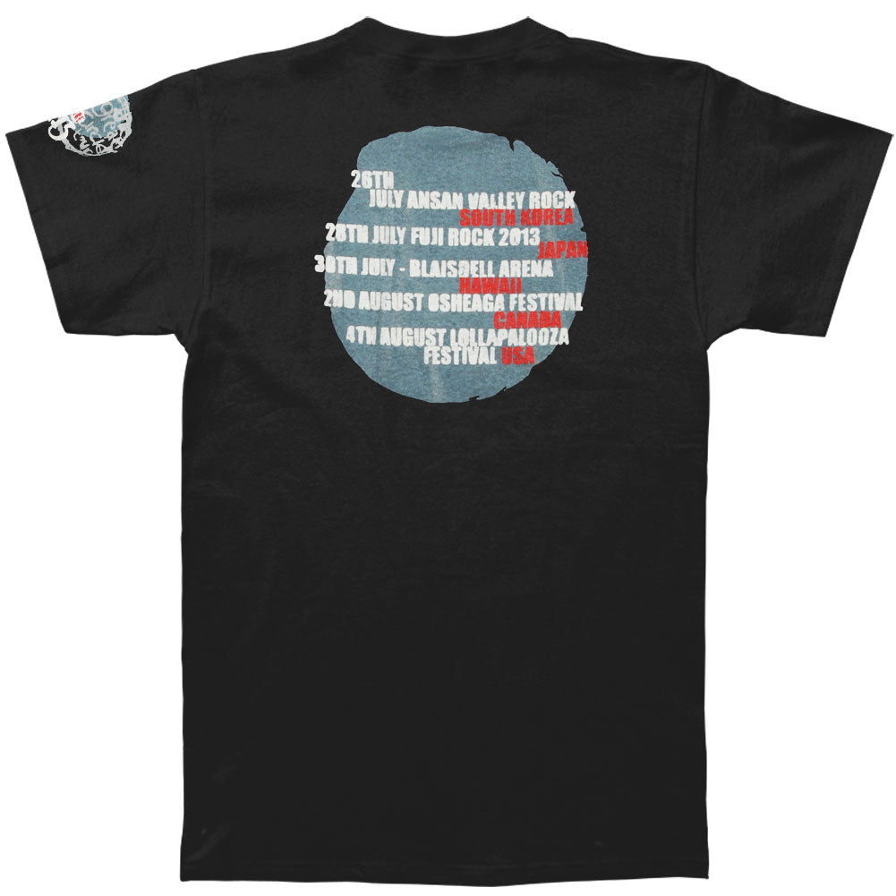 Cure Great Circle 2013 Tour Slim Fit T-shirt Back
