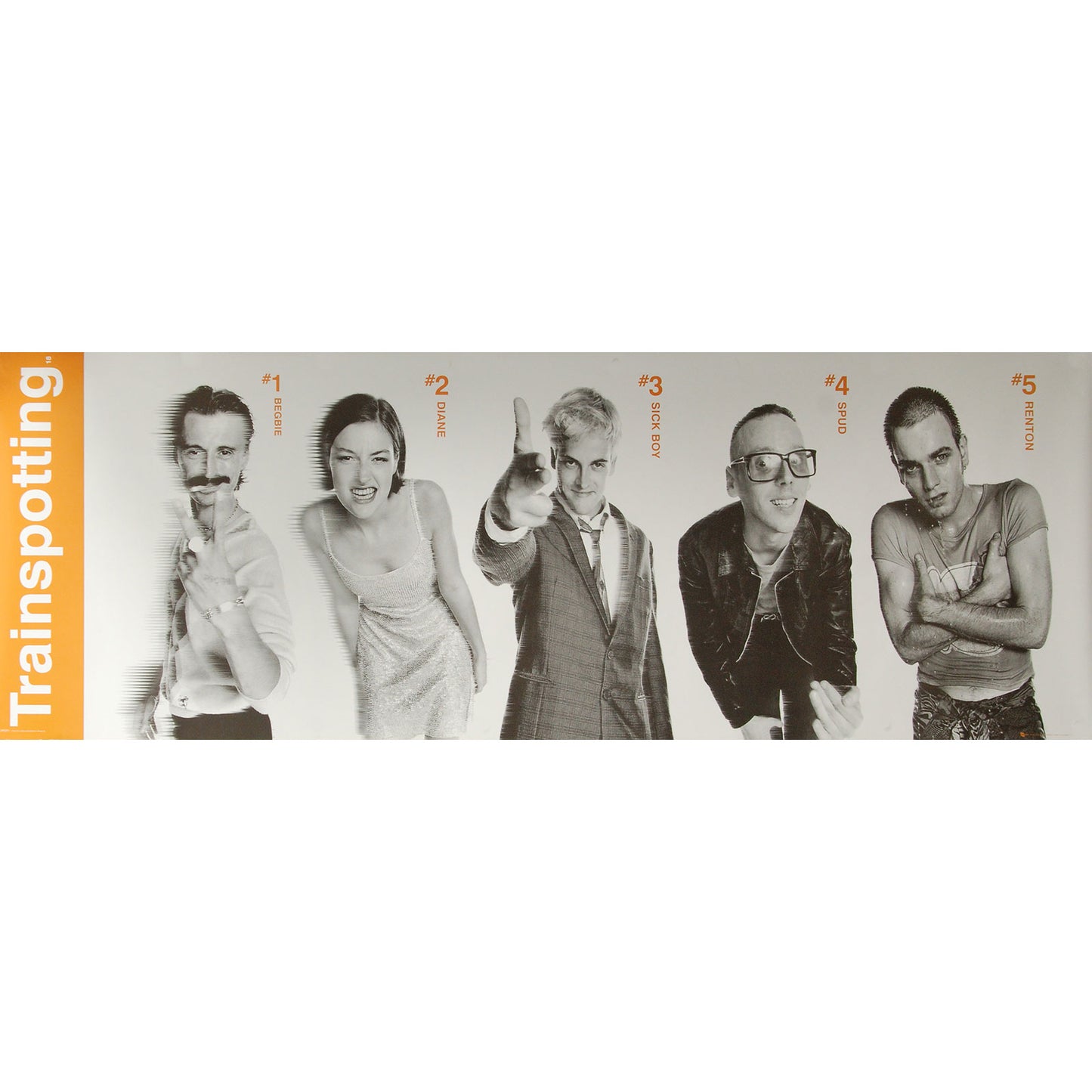 Trainspotting One Page Door Poster