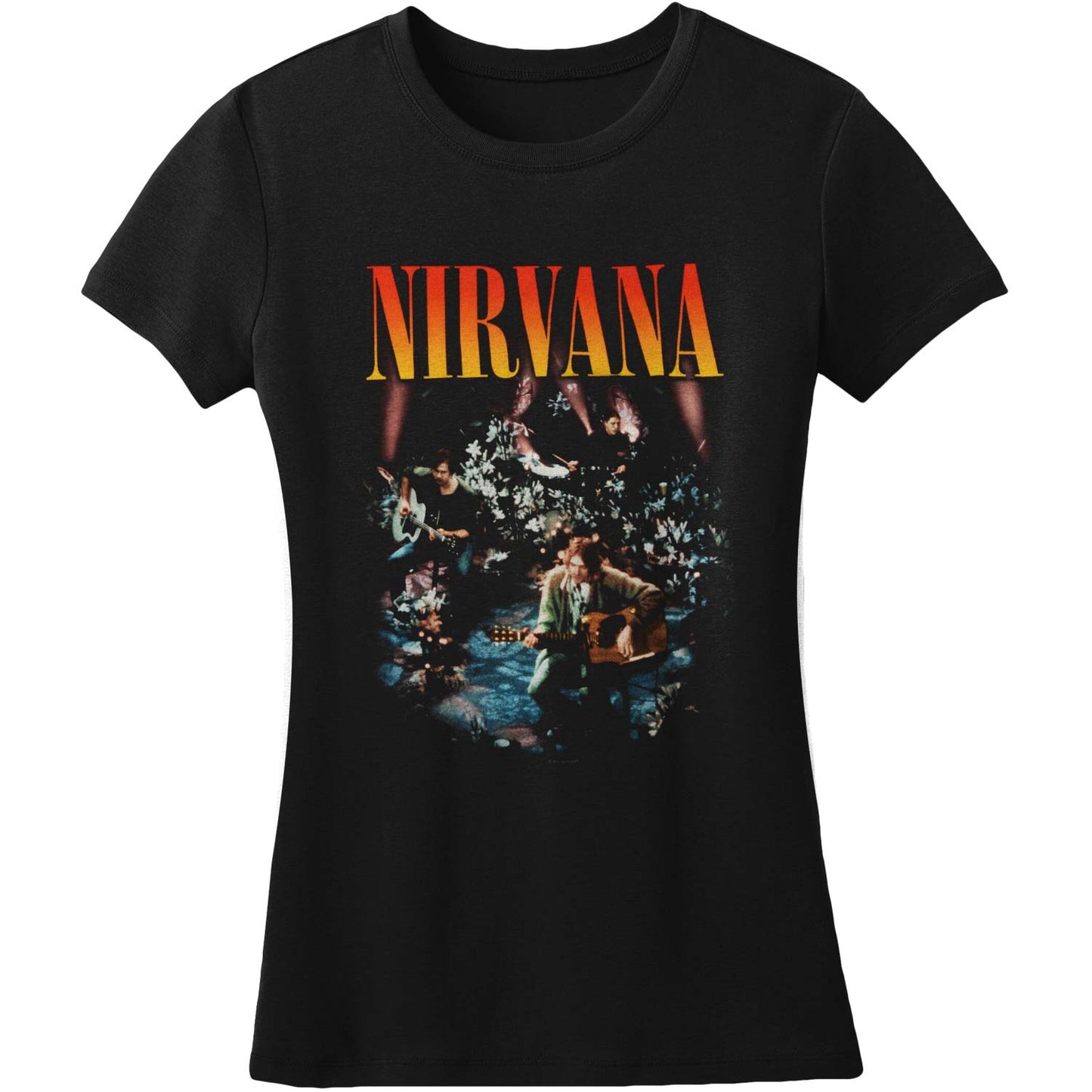 Nirvana MTV Unplugged Soft Junior Top Front