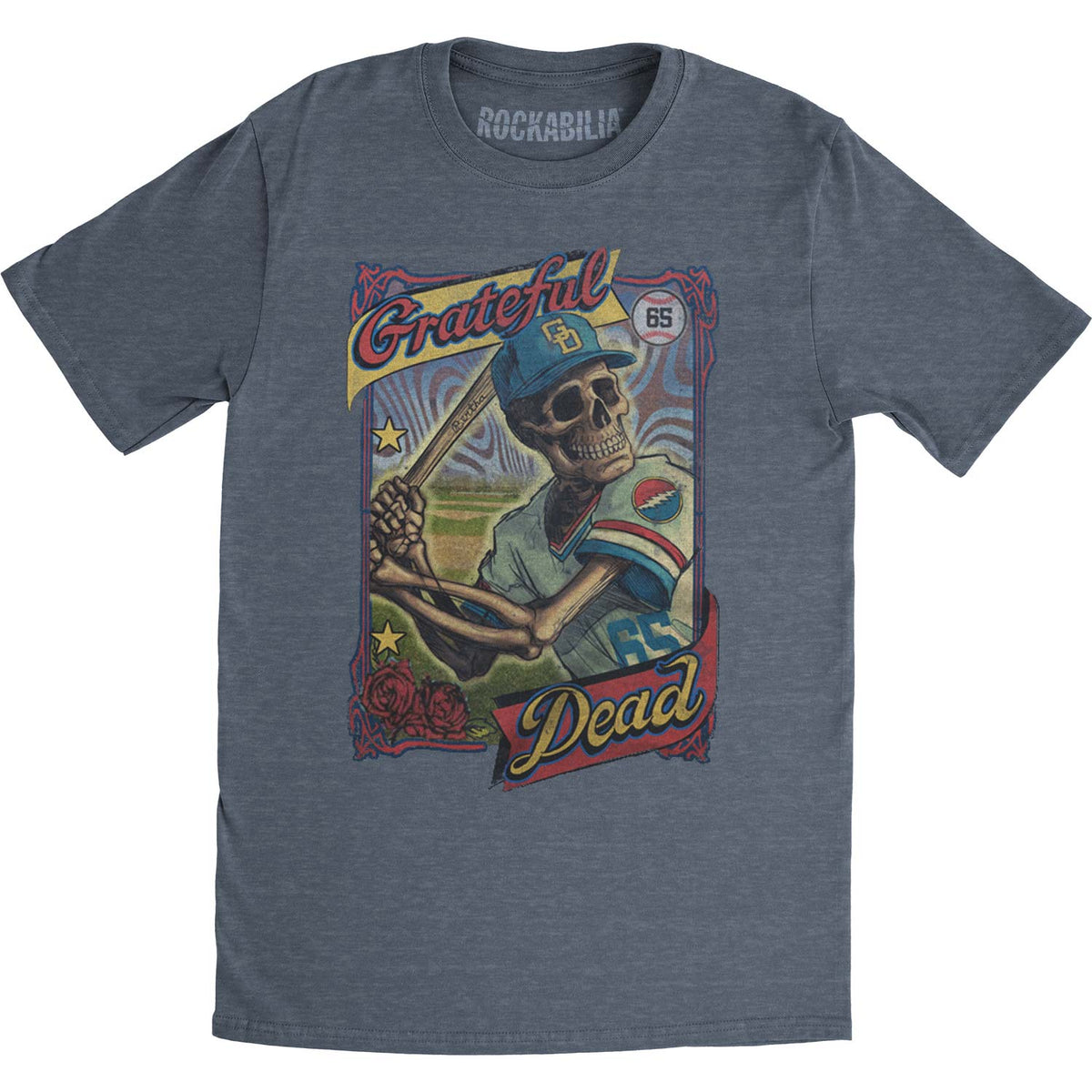 Grateful Dead GD On-Deck Slim Fit T-shirt Front