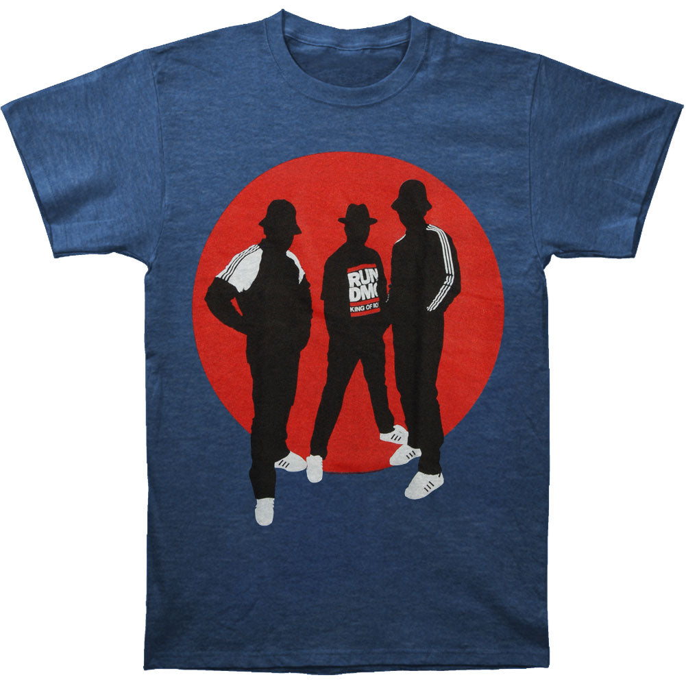Run DMC Silhouette Circle Vintage T-shirt Front