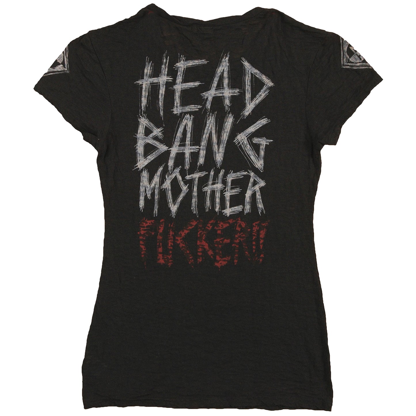 Machine Head Scratch Logo Thin Tissue Tee Tissue Junior Top Back