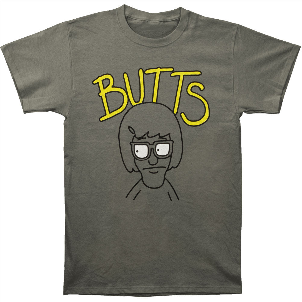 Bob's Burgers Butts Graffiti Slim Fit T-shirt Front