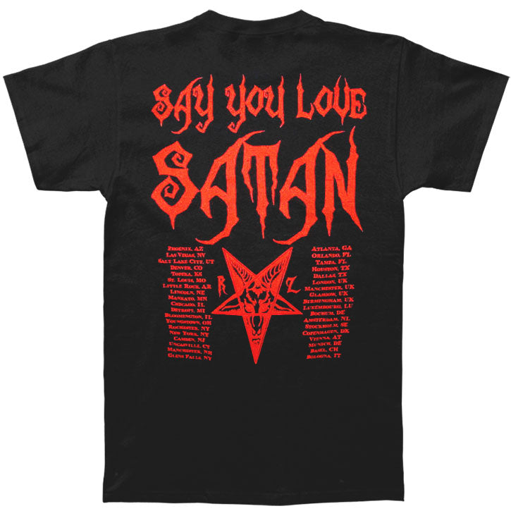 Rob Zombie Love Satan Tour T-shirt