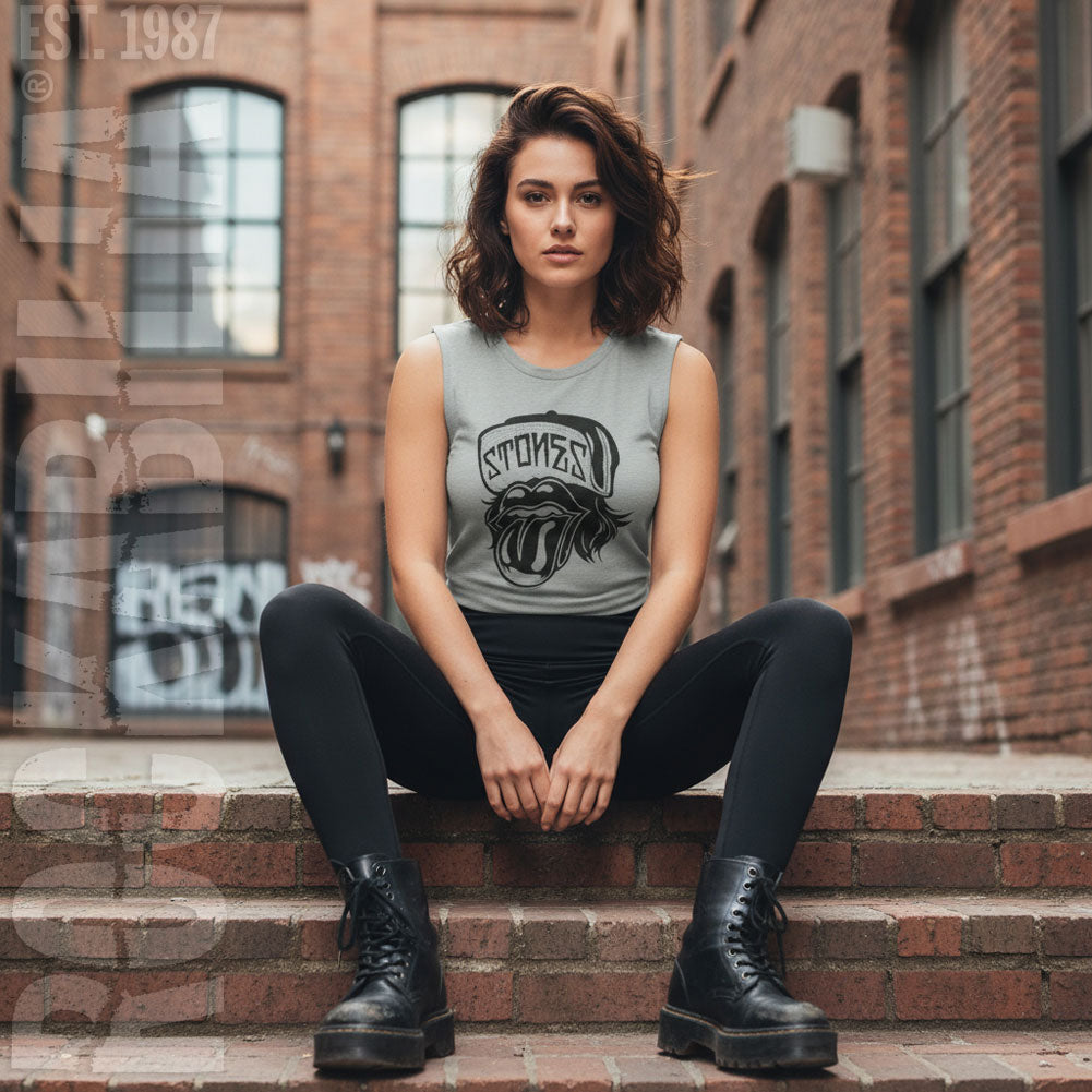 Hat Tongue Womens Tank