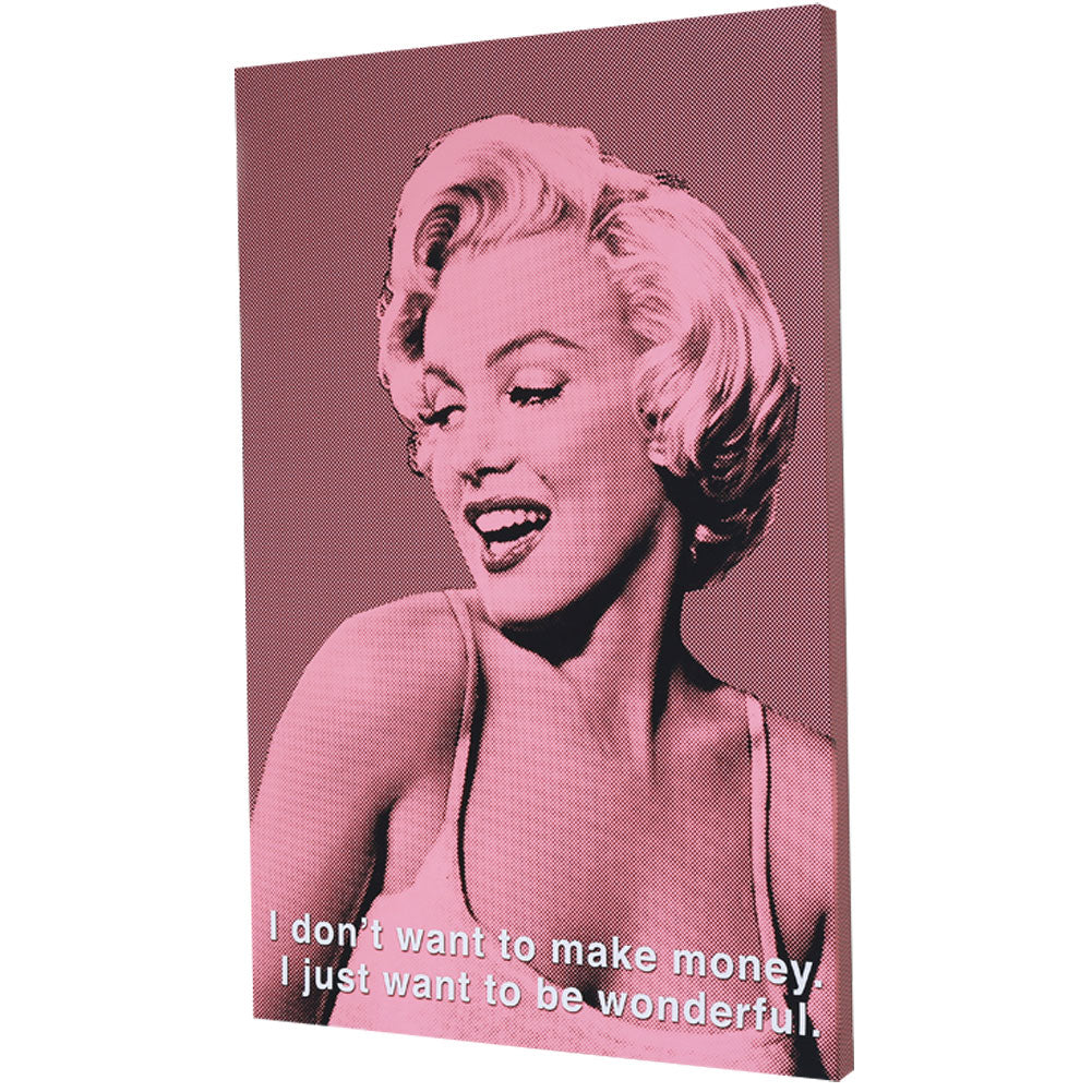 Marilyn Monroe Wonderful Canvas Poster