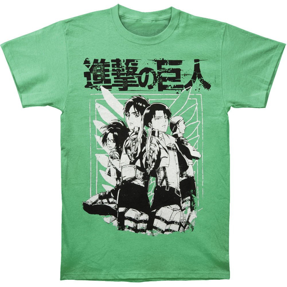 Attack On Titan Scout Group Slim Fit T-shirt Front