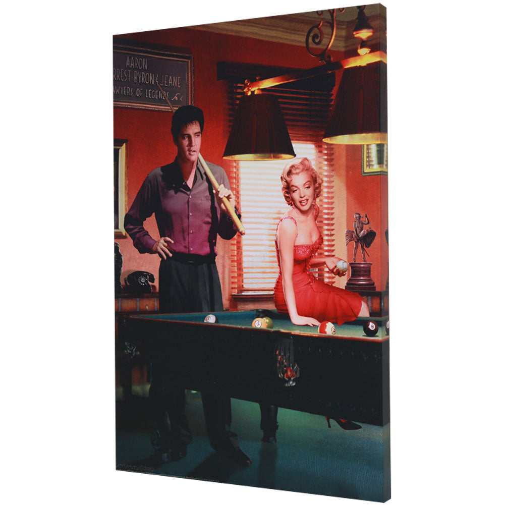 Elvis Presley Legal Action Canvas Poster
