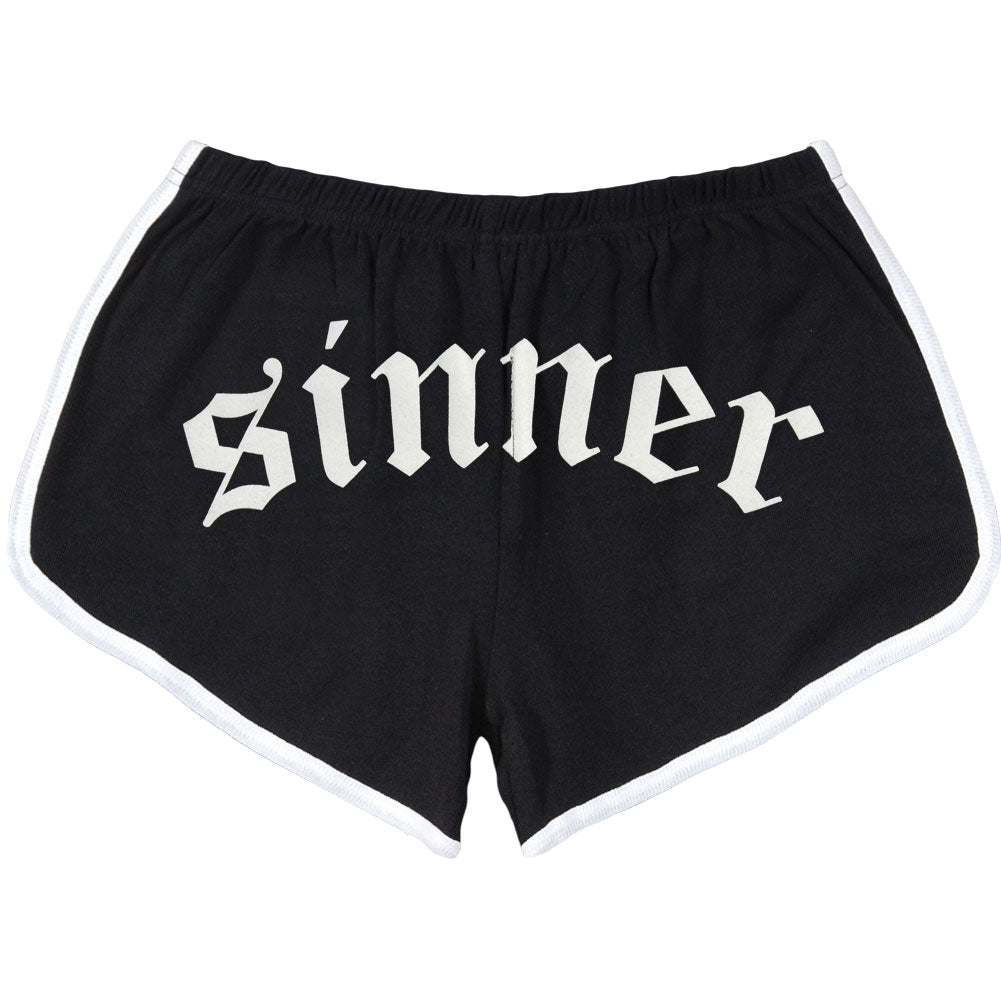 Upon This Dawning Sinner Booty Shorts Back