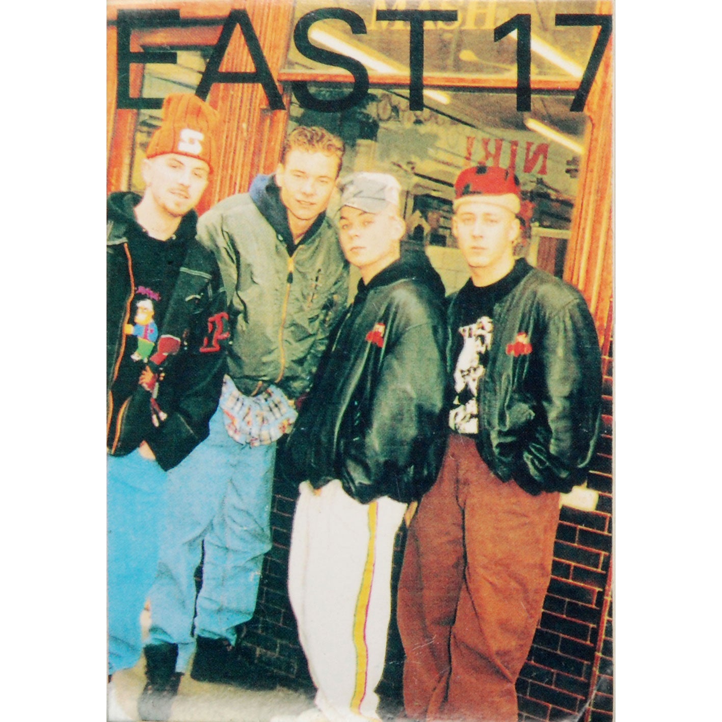 East 17 Group Pic Sticker Front