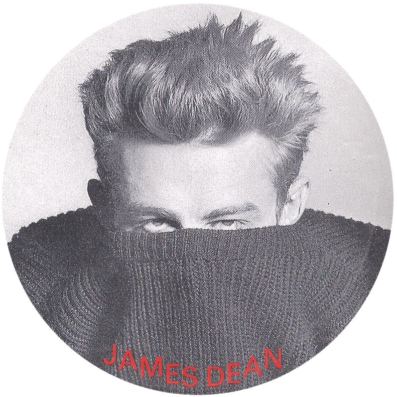 James Dean Face Covered Sticker Front