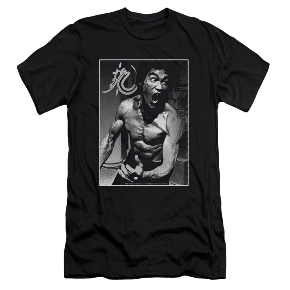 Bruce Lee Focused Rage Slim Fit T-shirt Front