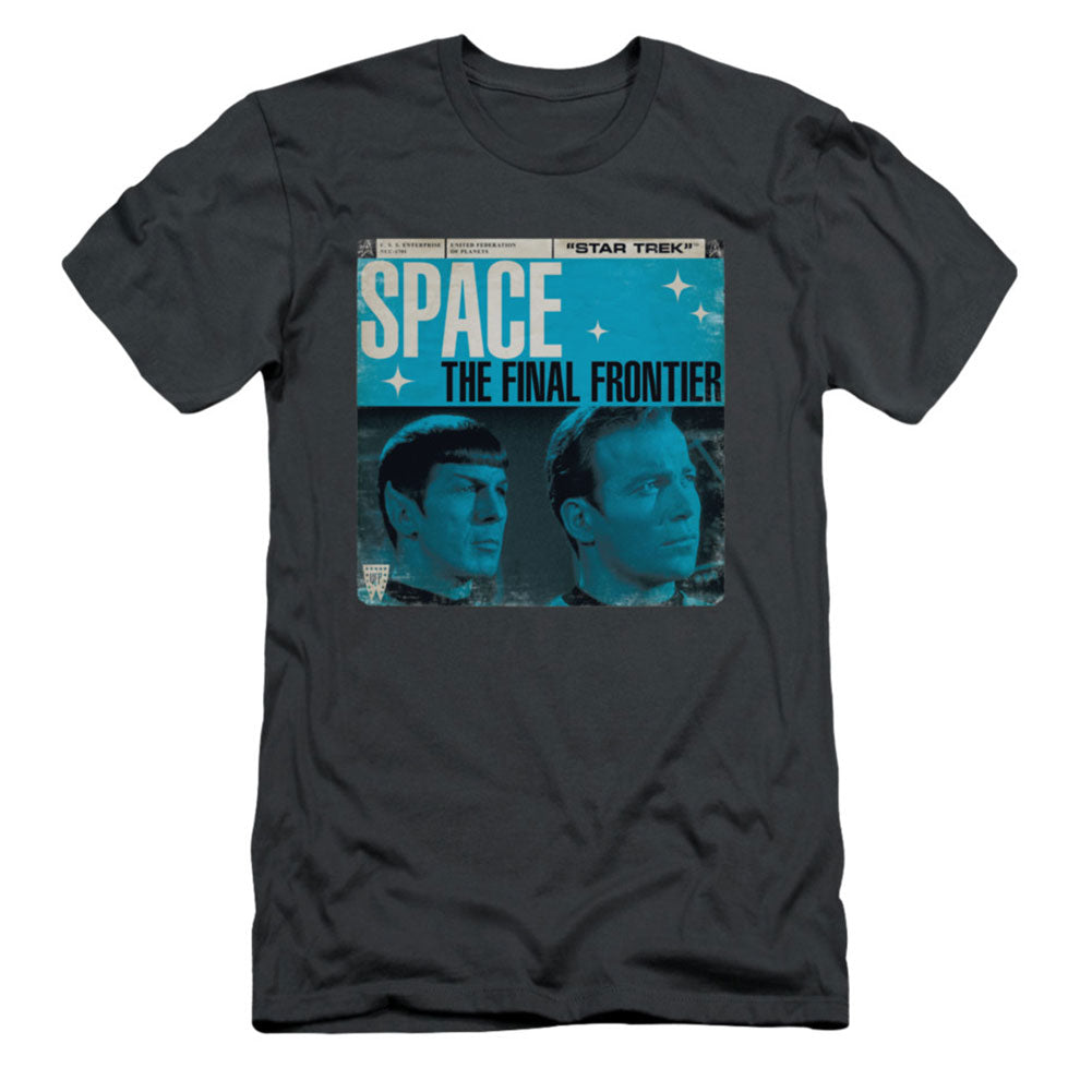 Star Trek Final Frontier Cover Slim Fit T-shirt Front