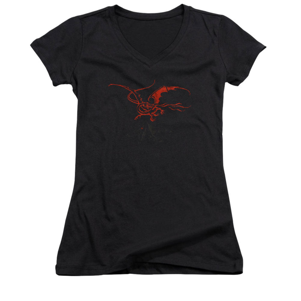 Hobbit Smaug Cap Sleeve Junior Top Front