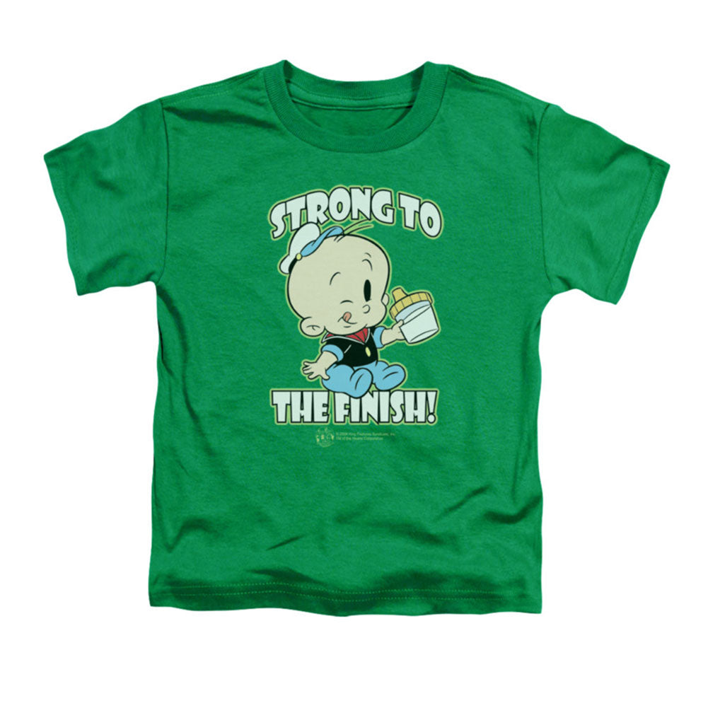 Popeye Strong To The Finish Childrens T-shirt