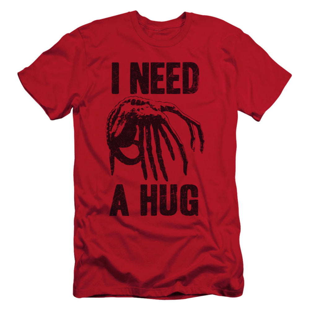 Alien Need A Hug Slim Fit T-shirt Front