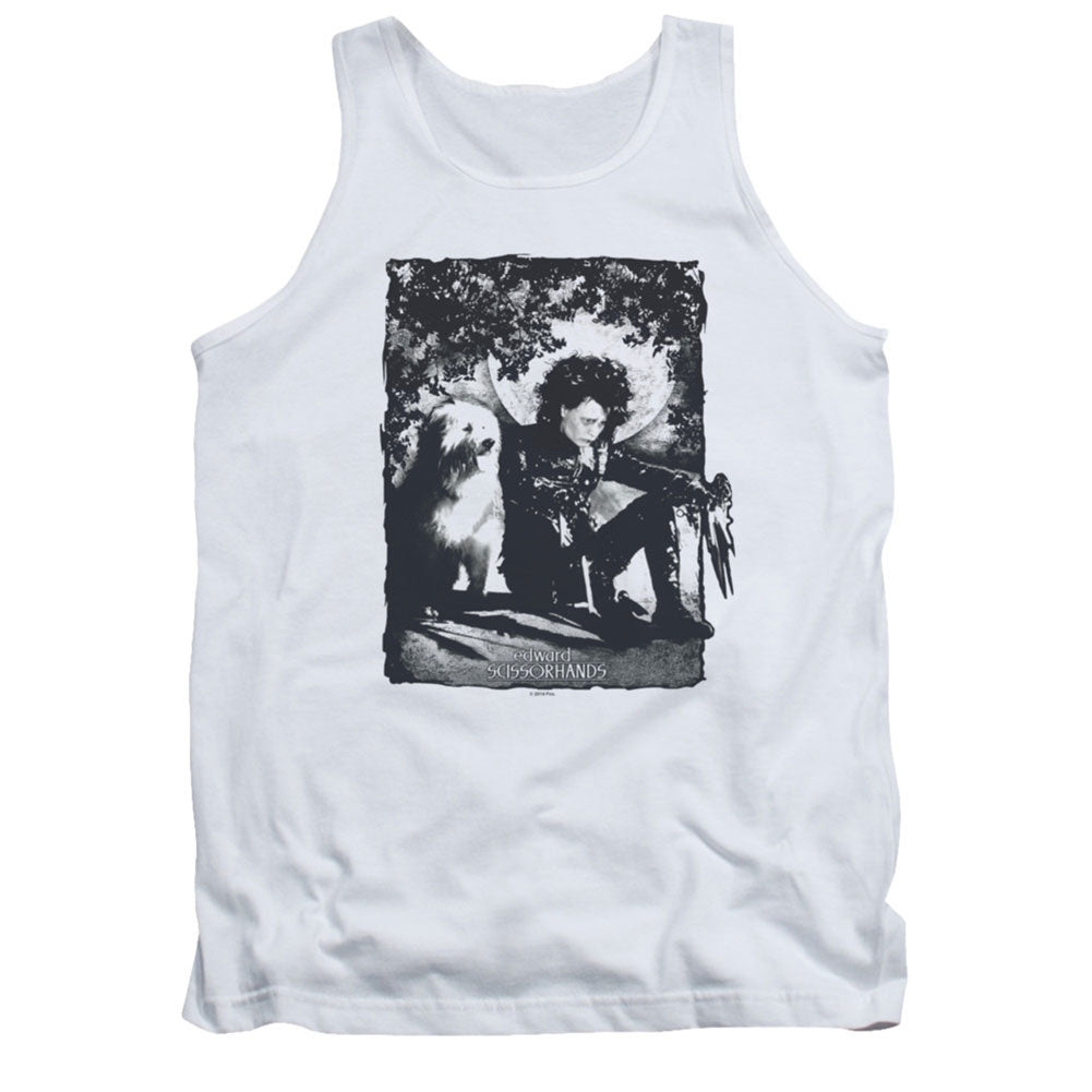 Edward Scissorhands Lucky Dog Mens Tank Front