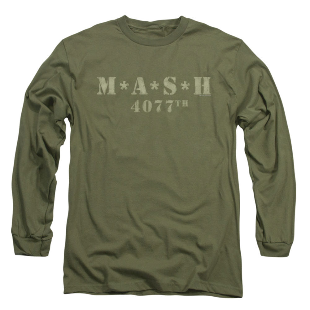 Mash Distressed Logo Long Sleeve Front